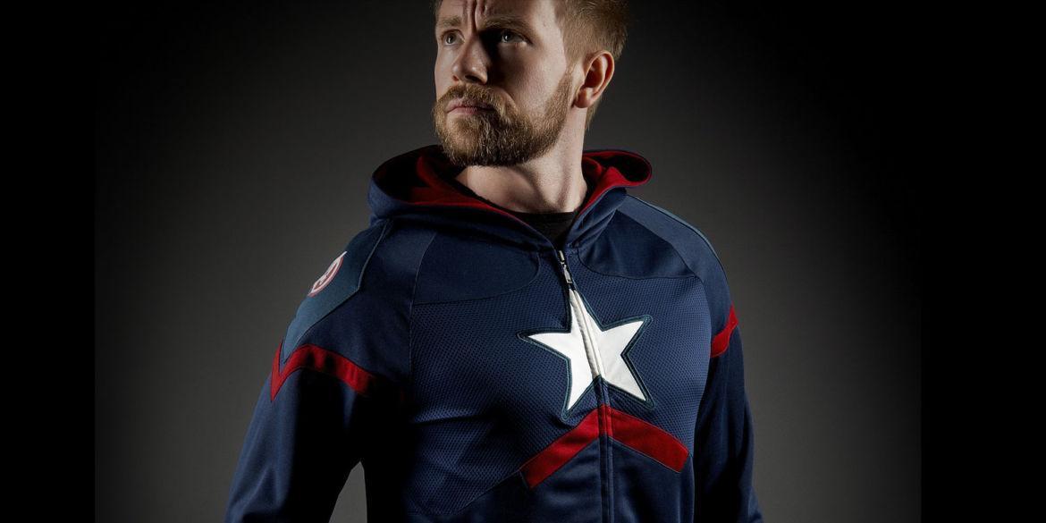 felpa di Captain America