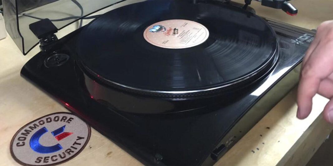 programma commodore 64 su vinile rock band