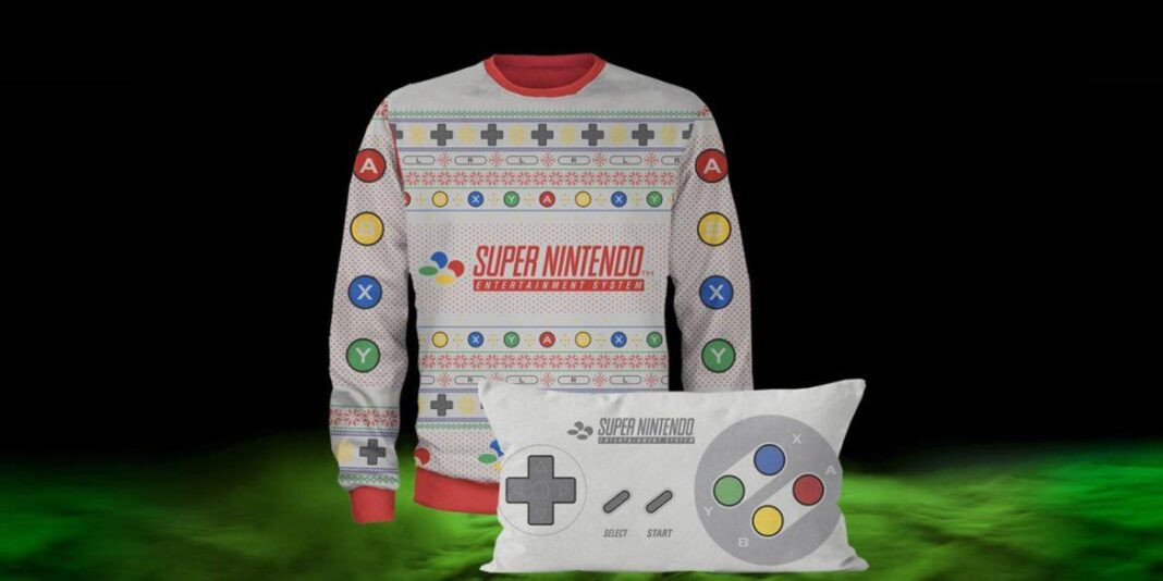 maglione natalizio super nintendo