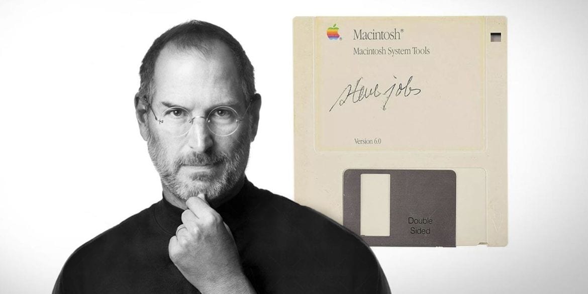 Steve Jobs floppy disk