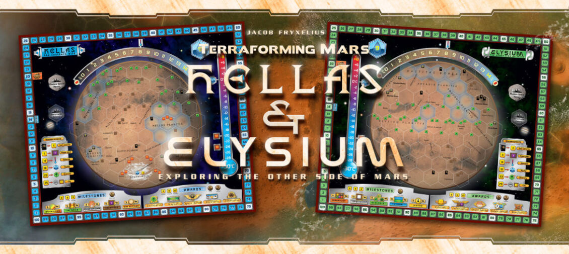 Nuova by Ghenos Games Terraforming Mars Italiano Espansione Hellas & Elysium 