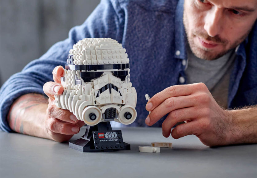 gadget Star Wars Stormtropper elmetto lego