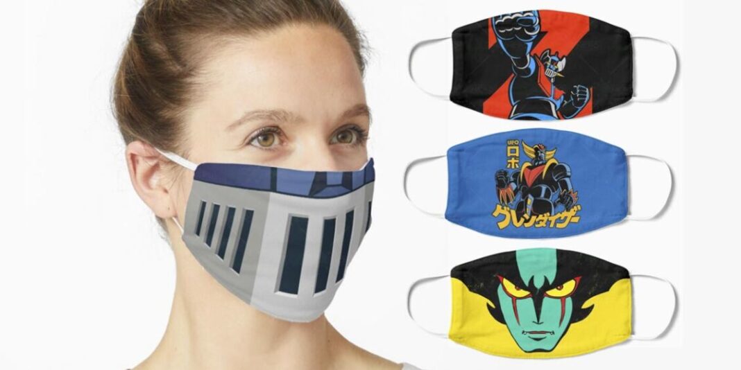 mascherine Mazinga Goldrake
