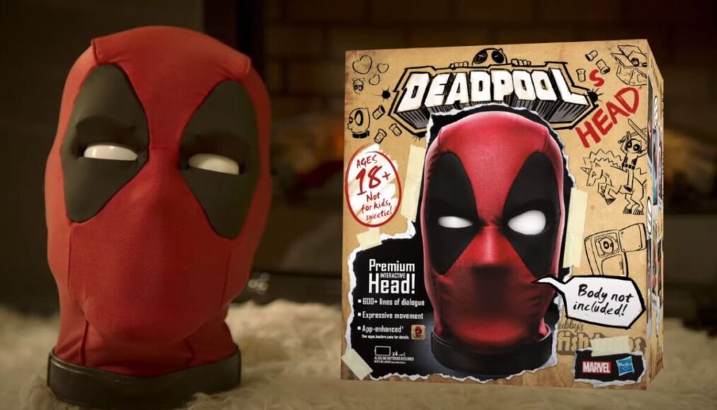 Testa Deadpool parlante