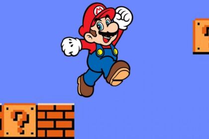 salto in aria Super Mario