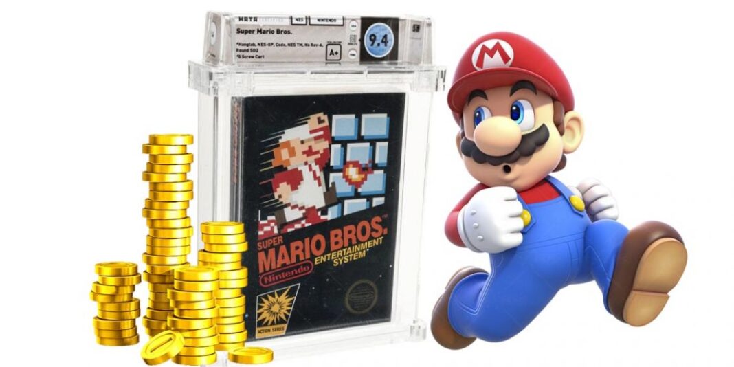 super mario bros cartuccia rara