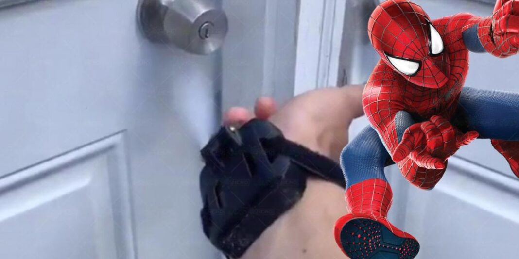 spara-ragnatele igienizzante spider-man