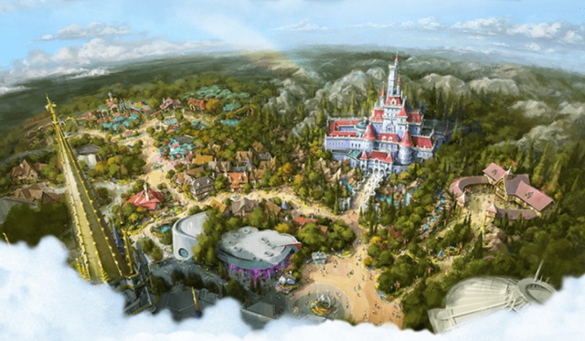 La Bella e La Bestia Parco Disneyland