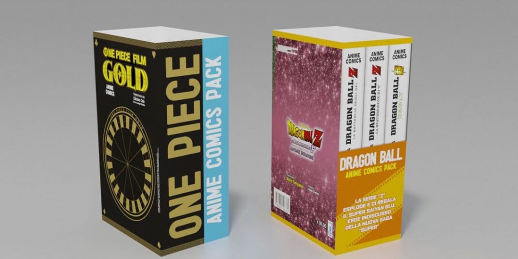 anime comics pack dragon ball one piece