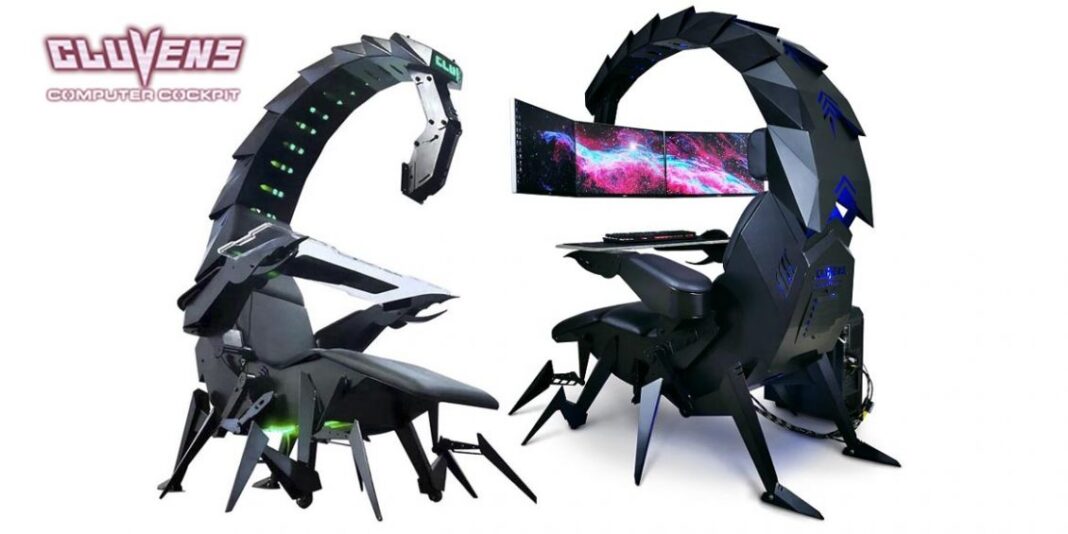 cluvens sedia gaming scorpione