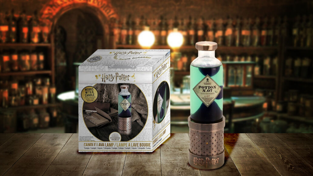 Harry Potter: ecco la lava lamp a forma di pozione n°7 che