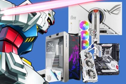 computer ASUS a tema Gundam