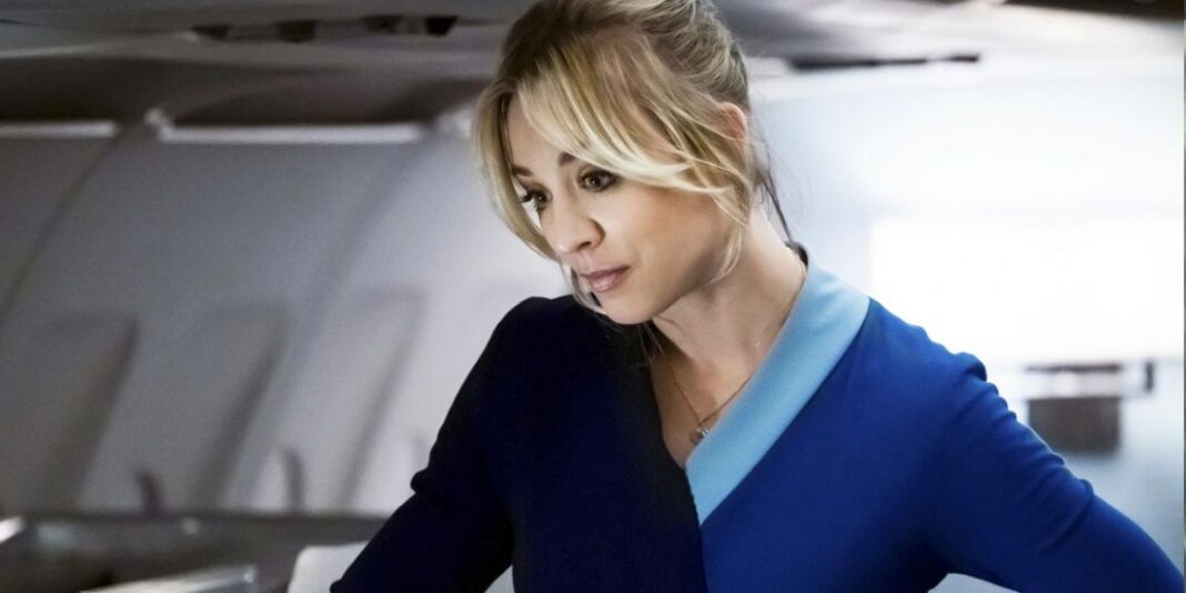 kaley cuoco the flight attendant