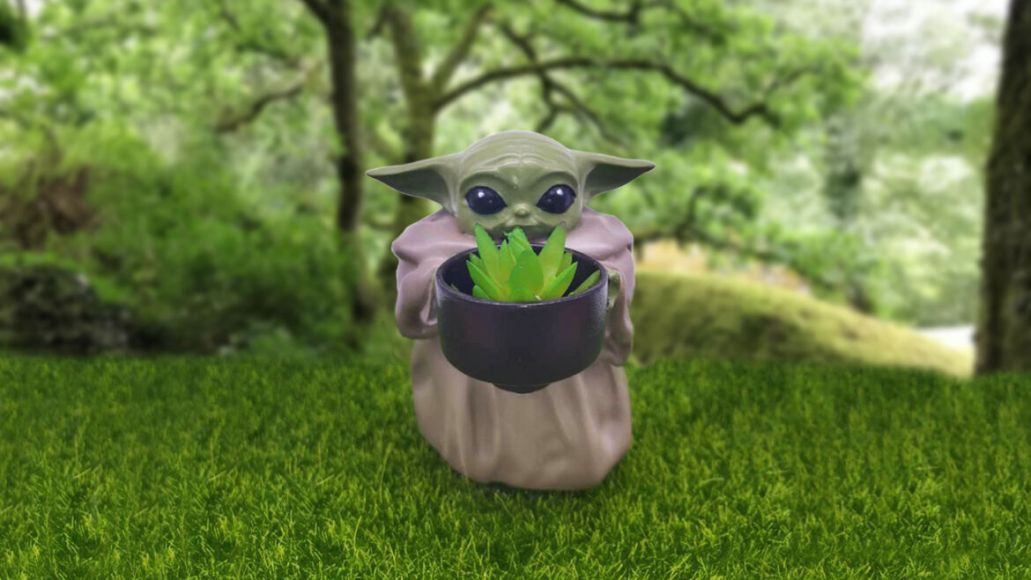 baby yoda fioriera