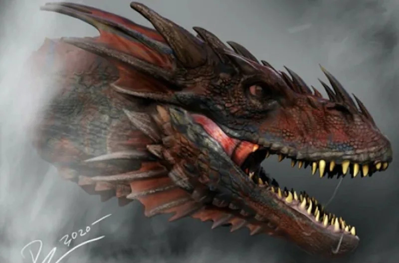 game of thrones house of the dragon concept art drago 2