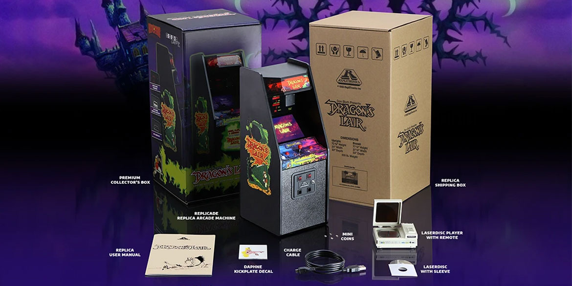 Dragon S Lair In Vendita La Replica Funzionante In Miniatura Del Cabinato Del Gioco Justnerd It