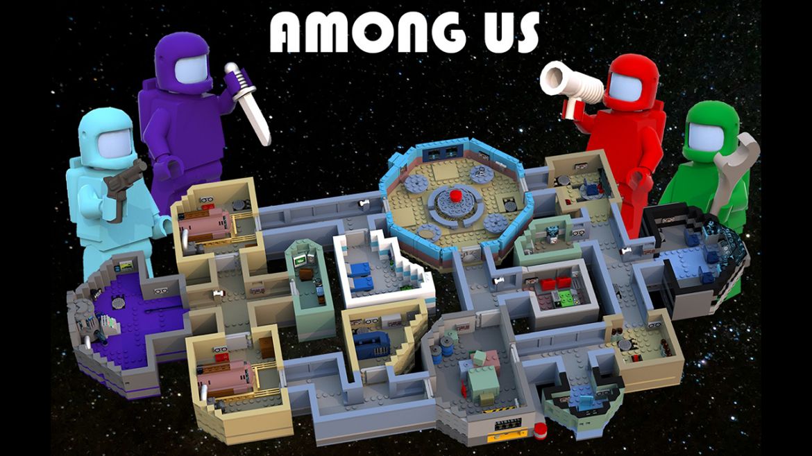 among us with legos