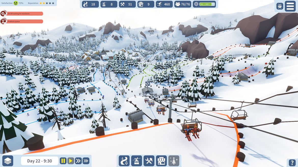 Snowtopia in game 01