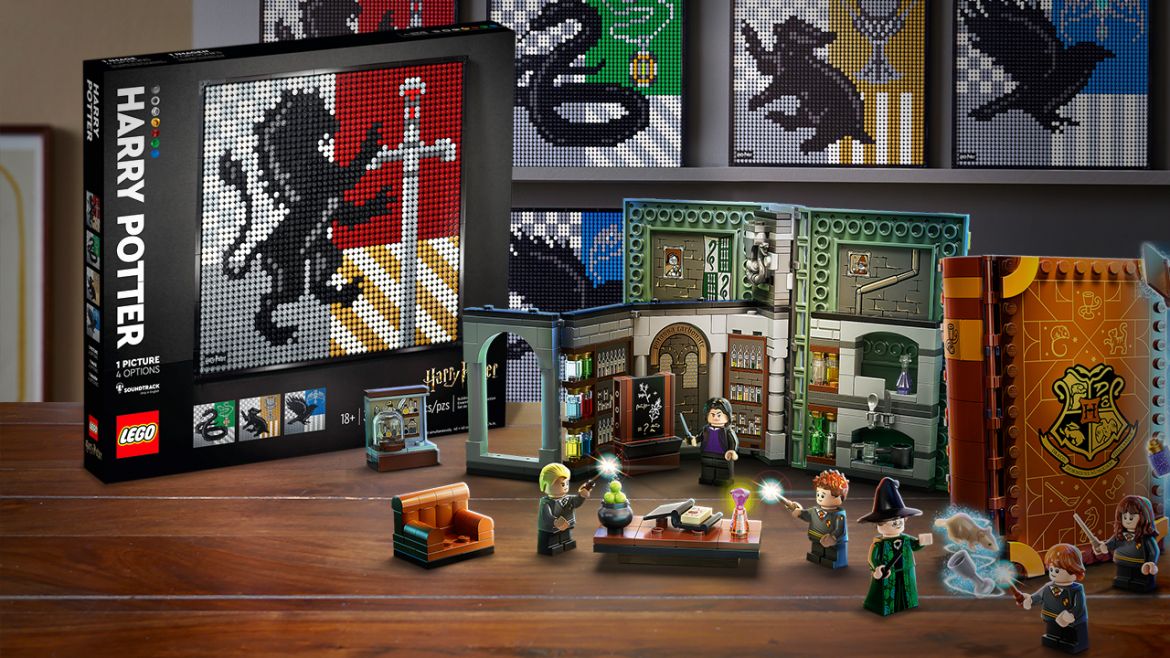 LEGO Harry Potter: disponibili da oggi i libri delle lezioni e i quadri LEGO  Art 