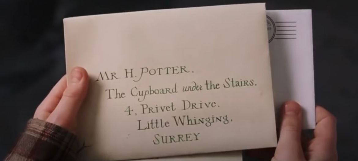 Harry Potter Lettera Hogwarts