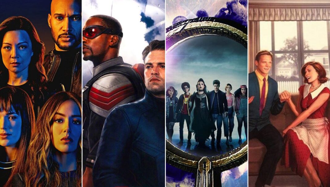 wandavision shield falcon winter soldier mcu serie