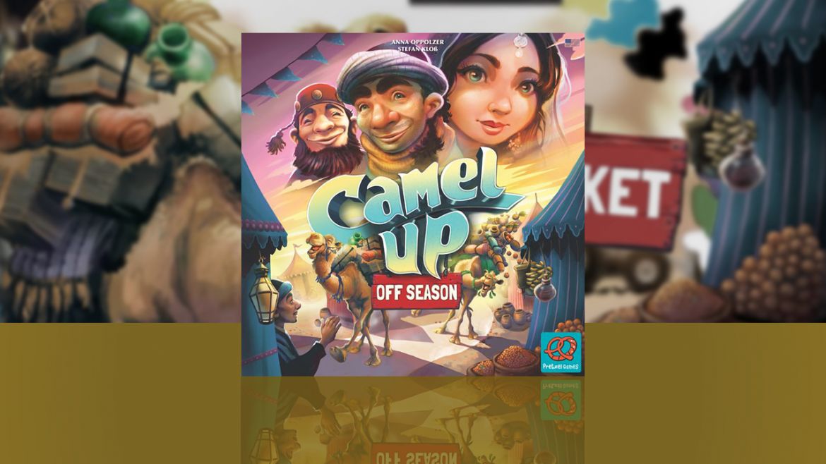 Pretzel Games Camel up - Gioco da tavolo, da 2 a 6 giocatori, 8 anni in su, versione francese