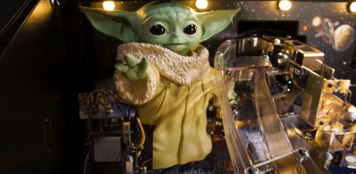 Baby Yoda Flipper Stern