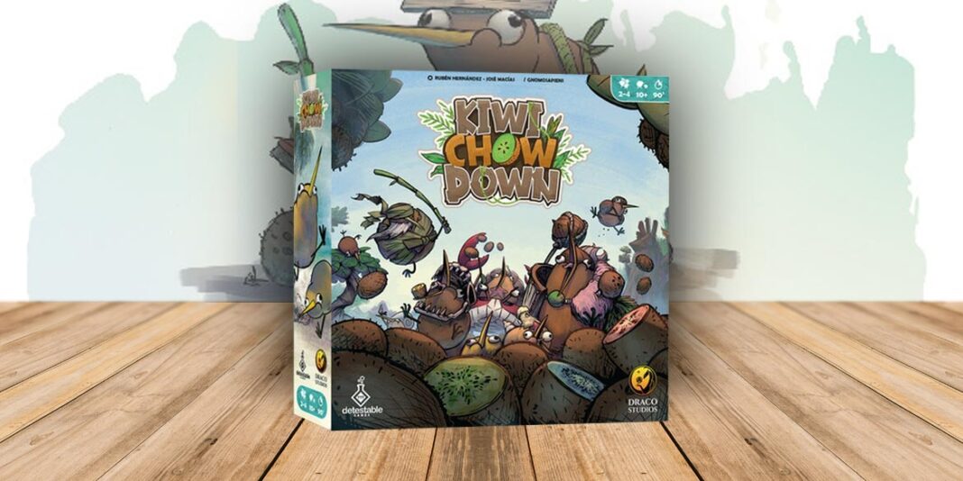 kiwi chow down gioco da tavolo boardgame