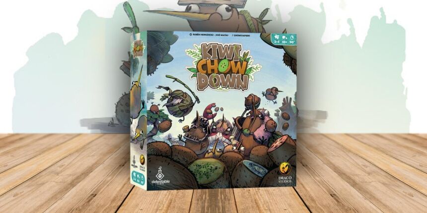 kiwi chow down gioco da tavolo boardgame