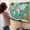 lego art mappa mondo