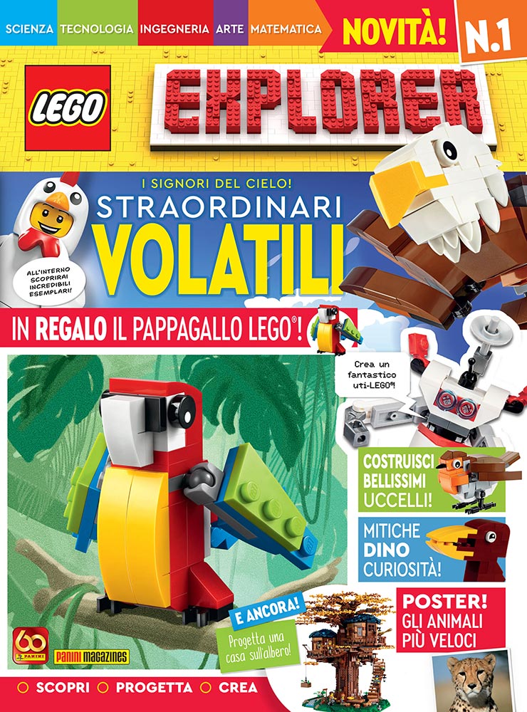 Lego Explorer rivista panini