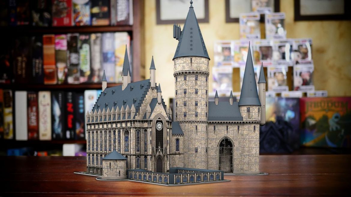 Il nuovo puzzle 3D del Castello di Hogwarts disponibile grazie a