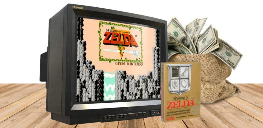 the legend of zelda cartuccia originale cover