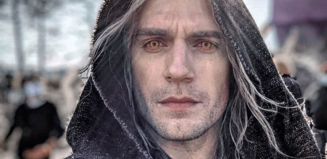 henry cavill as geralt in the witcher 2