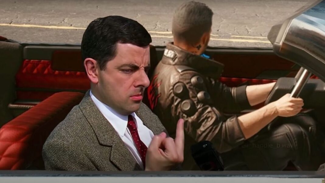 Mr Bean Cyberpunk 2077