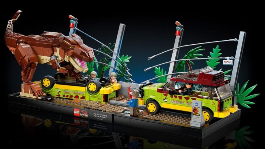 LEGO 76956 Jurassic Park Fuga dal Tirannosauro