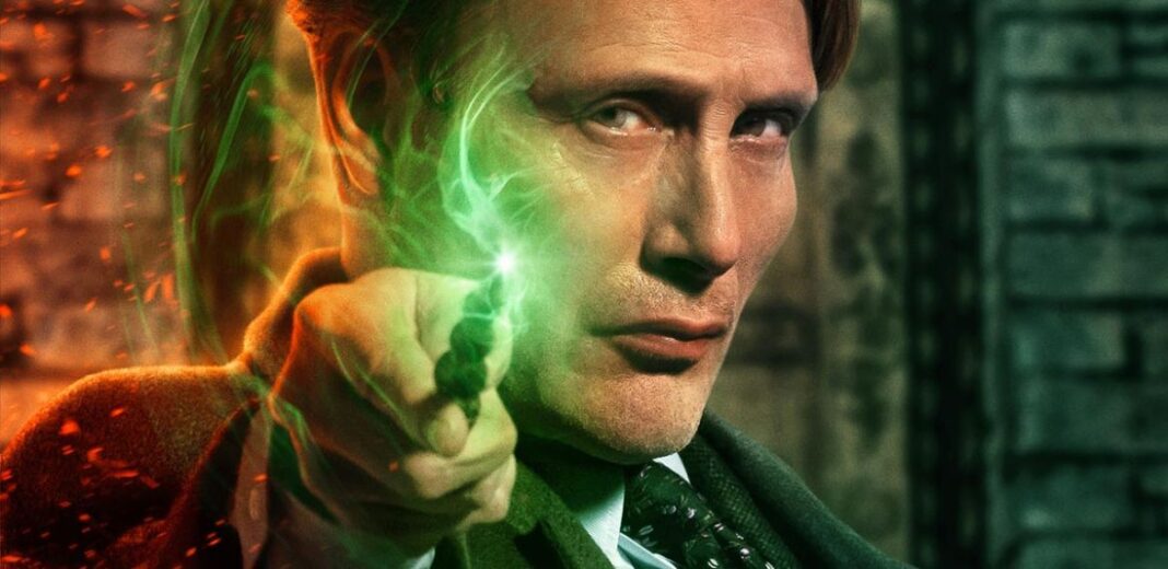 Mads Mikkelsen Grindelwald Animali Fantastici i Segreti di Silente