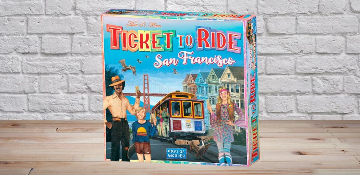 Ticket to Ride San Francisco gioco da tavolo asmodee