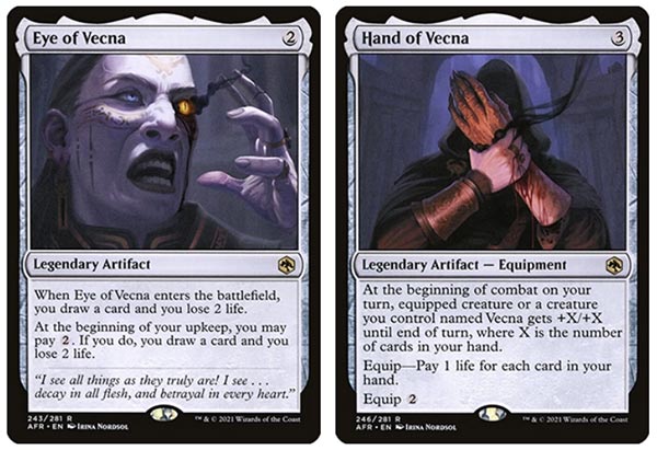 mano e occhio di vecna