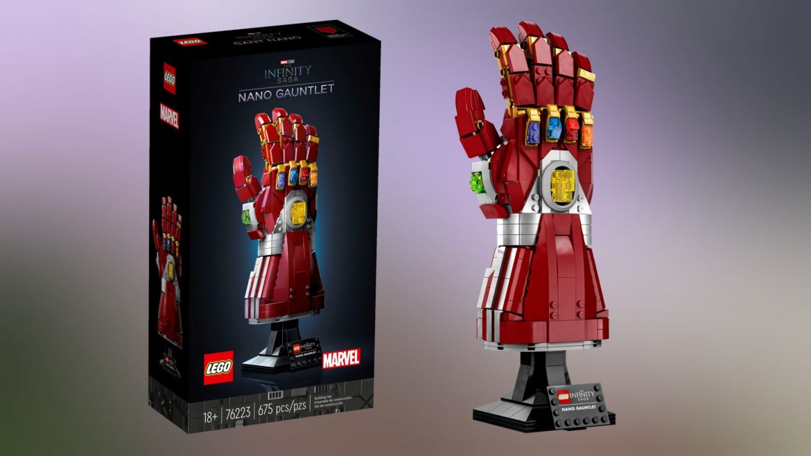 Guanto dellInfinito LEGO di Iron Man