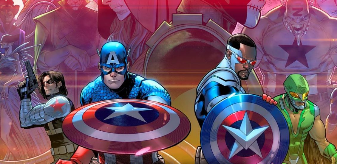 Captain America Steve Rogers e Sam Wilson insieme nel nuovo crossover