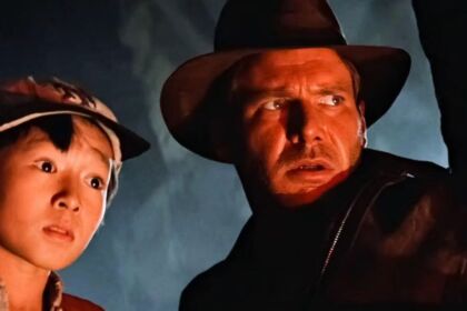 Harrison Ford e Ke Huy Quan Indiana Jones e il Tempio Maledetto