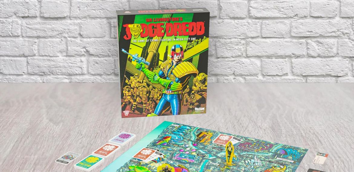 Judge Dredd The Game of Crime Fighting in Mega City One gioco da tavolo