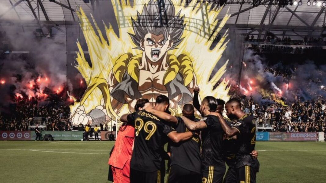 Gogeta spalti Los Angeles Football Club