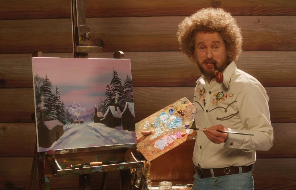 Owen Wilson Bob Ross Paint