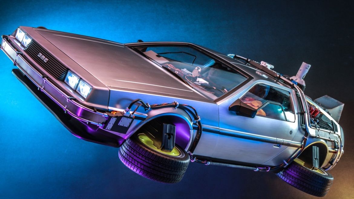 DeLorean Ritorno al Futuro 2 Hot Toys