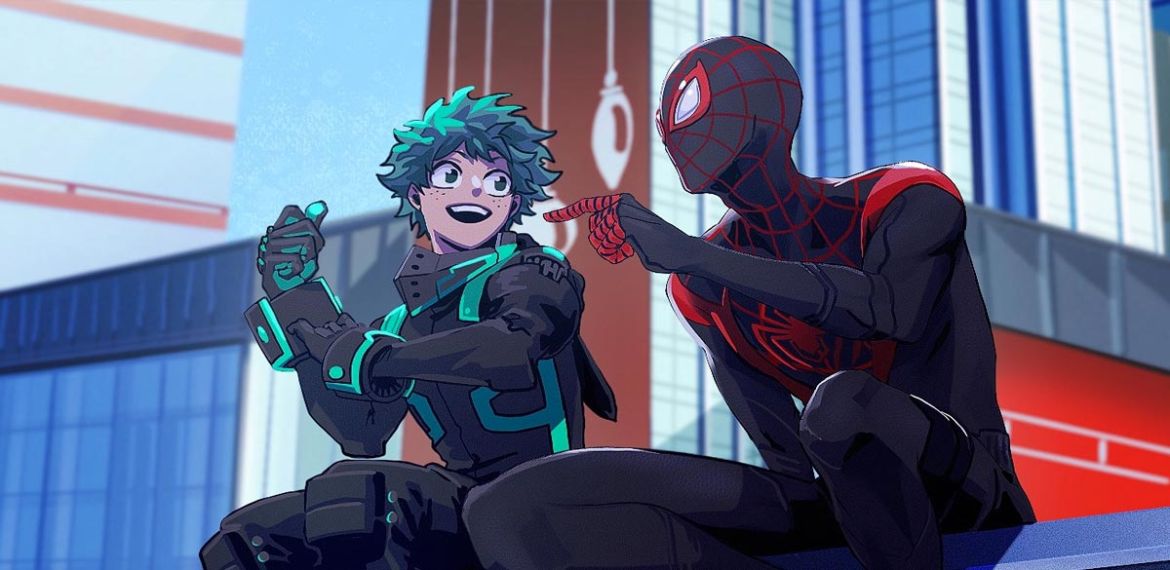 Spider Man Across the SpiderVerse My Hero Academia