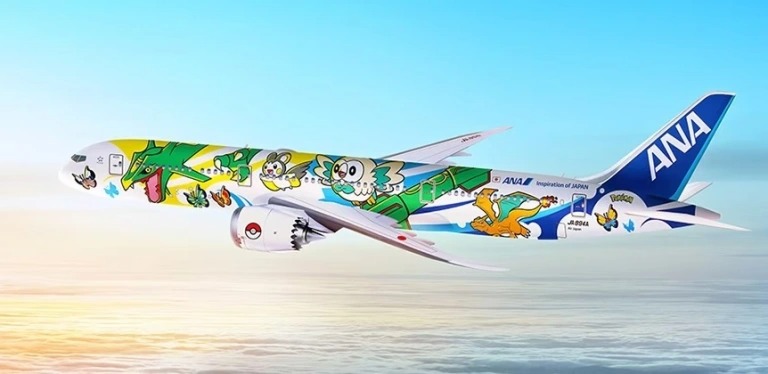 Pikachu Jet Pokemon Aereo