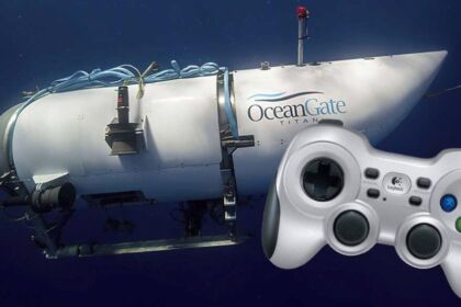sottomarino Titanic controllato da gamepad logitech