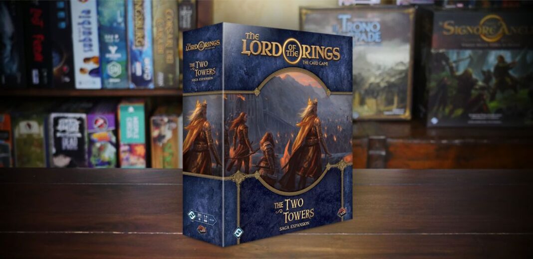 Le Due Torri espansione gioco di carte il signore degli anelli